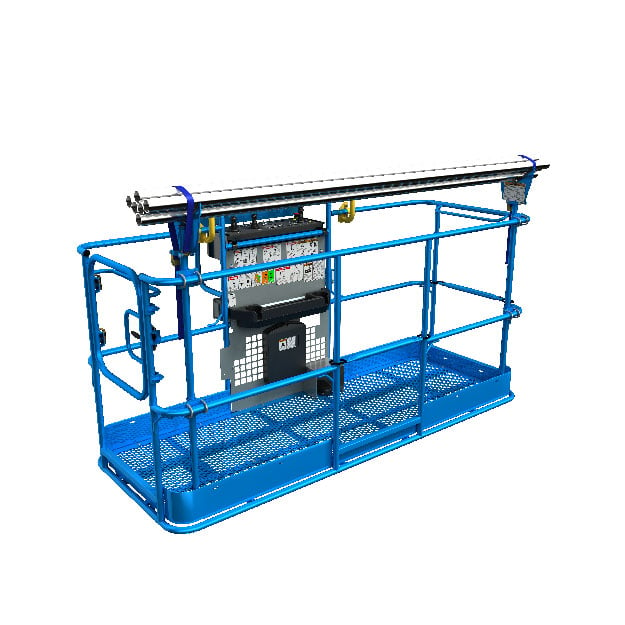 Boom Lift Genie Pipe Cradle with Pipes